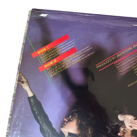 SURVIVOR - PREMONITION LP 12” 1981 ROCK ALBUM VINYL RECORD - Picture 5 of 6